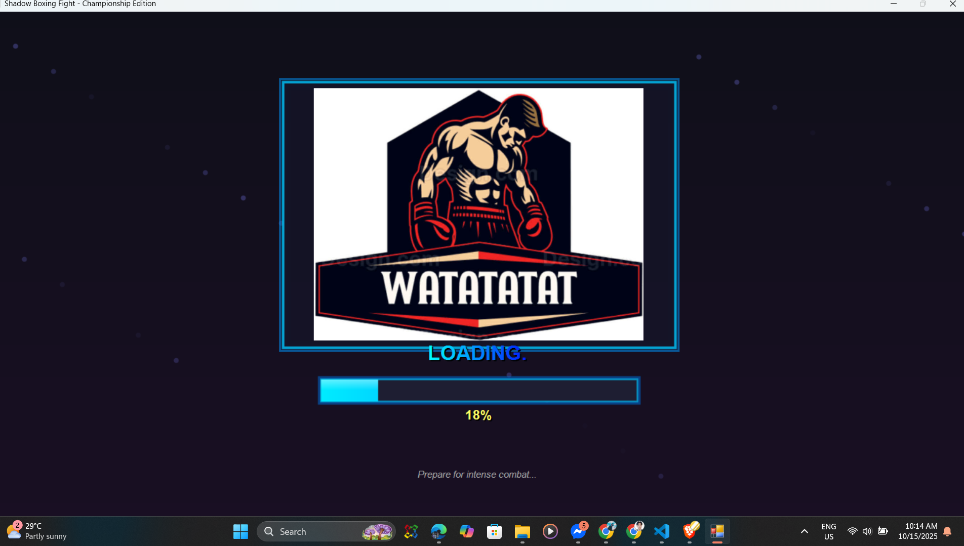 Shadow Fight Game Interface